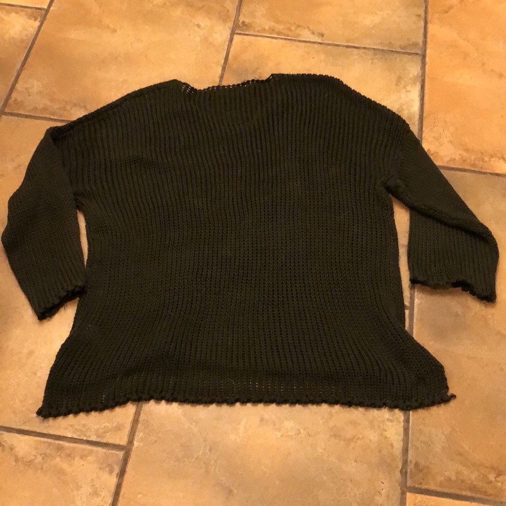olive colored sweater - Picture 2 of 3